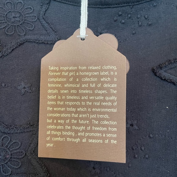 New, never worn black blouse from Anthropologie. - Picture 6 of 9